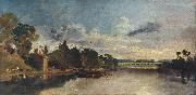 Joseph Mallord William Turner The Thames near Walton Bridges USA oil painting artist